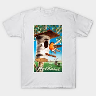 Vintage Travel Poster  The Netherlands Holland T-Shirt